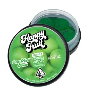 Buy Happy Fruit (Gummies) – 100MG Sour Apple Bliss Online in UK
